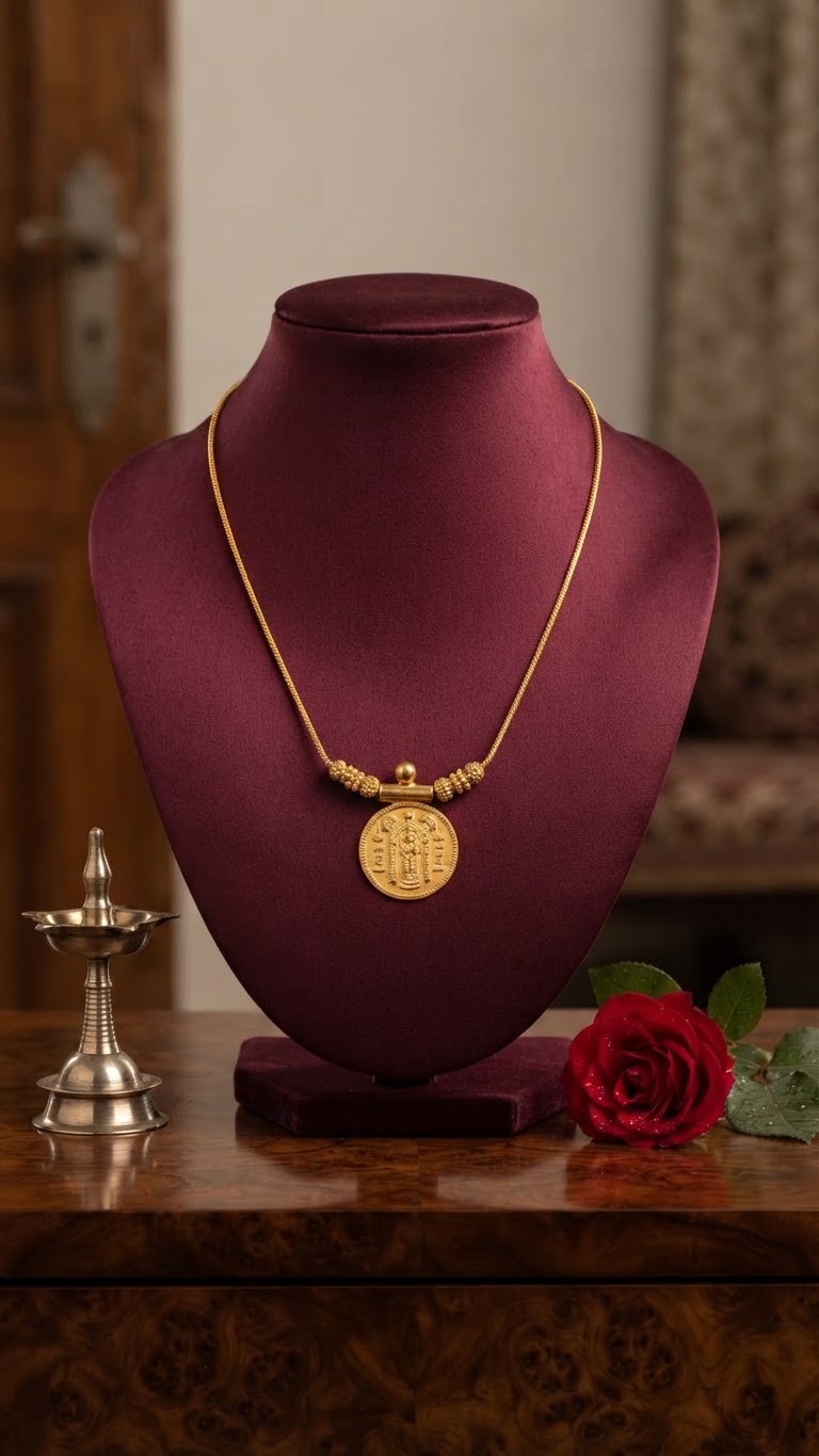 Guruvayoorappan Kasu pendant gold plated mala