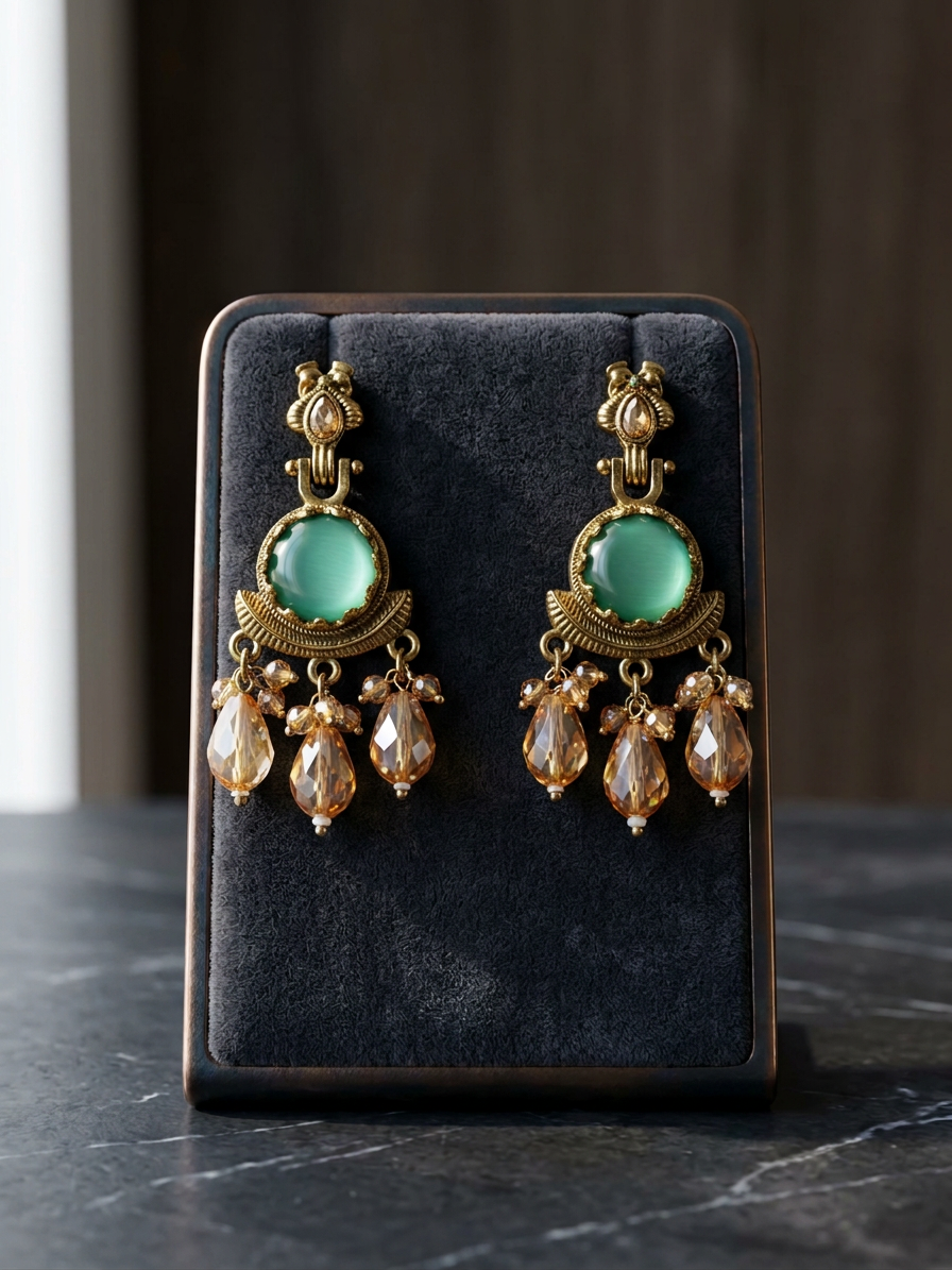 Zoya Antique Statement Danglers