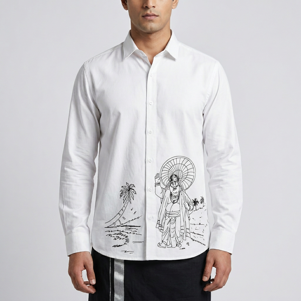 The Minimalist Maveli Sketch Shirt