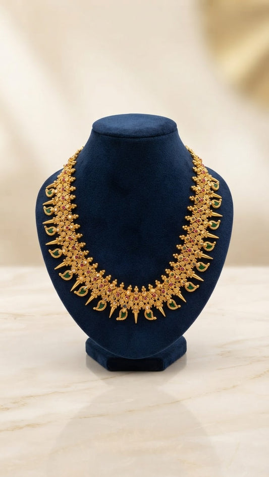 Royal Temple Antique Gold Necklace