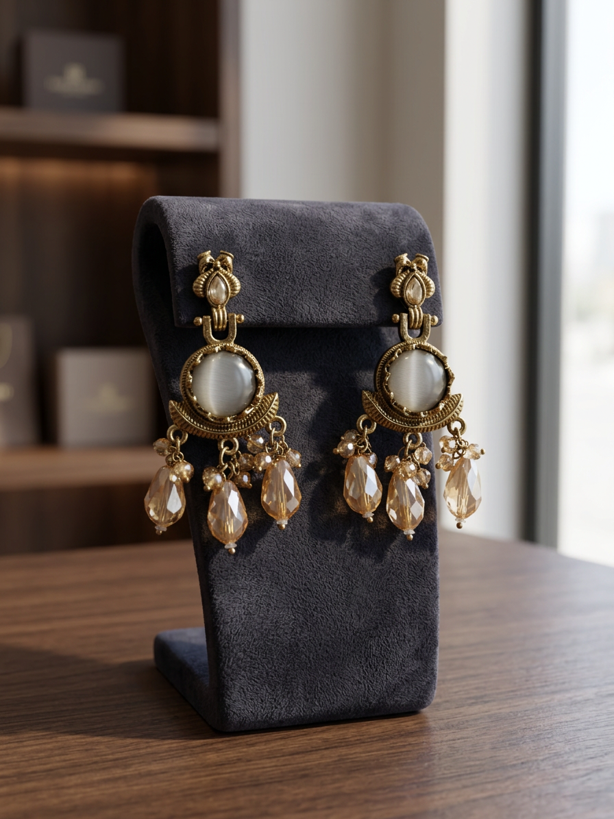Zoya Antique Statement Danglers