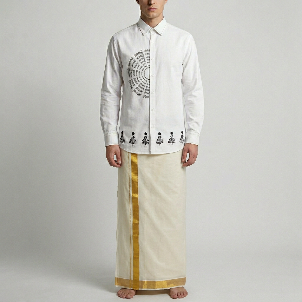 The Modern Malayali Heritage Typography Shirt