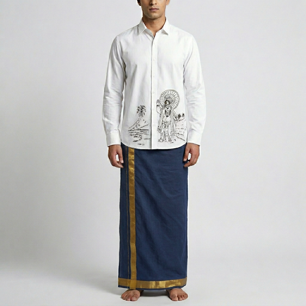 The Minimalist Maveli Sketch Shirt