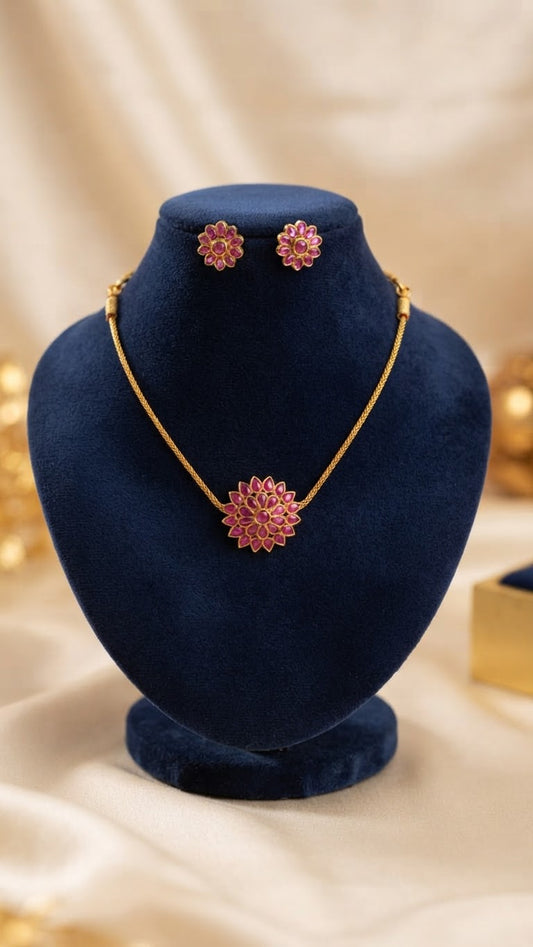 Floral choker Set