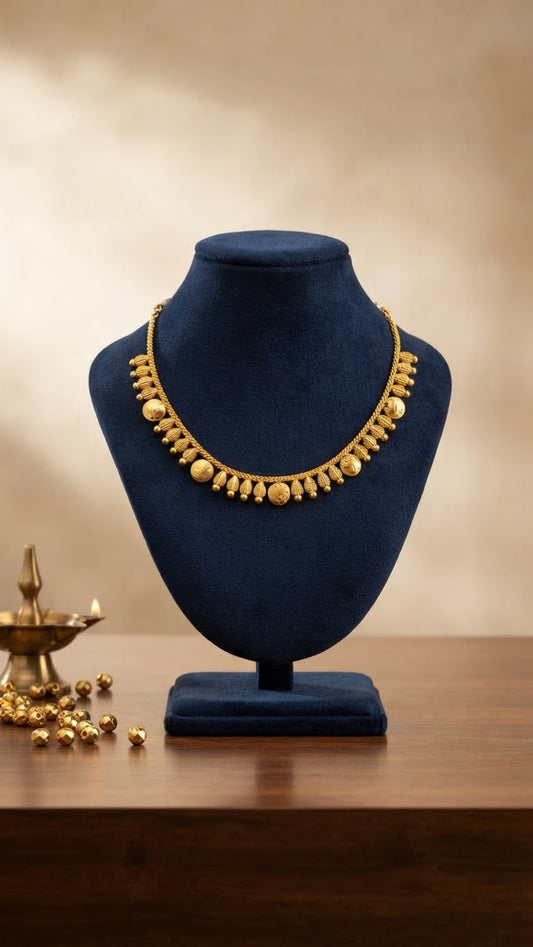 Gold Plated traditional Kasu Necklace