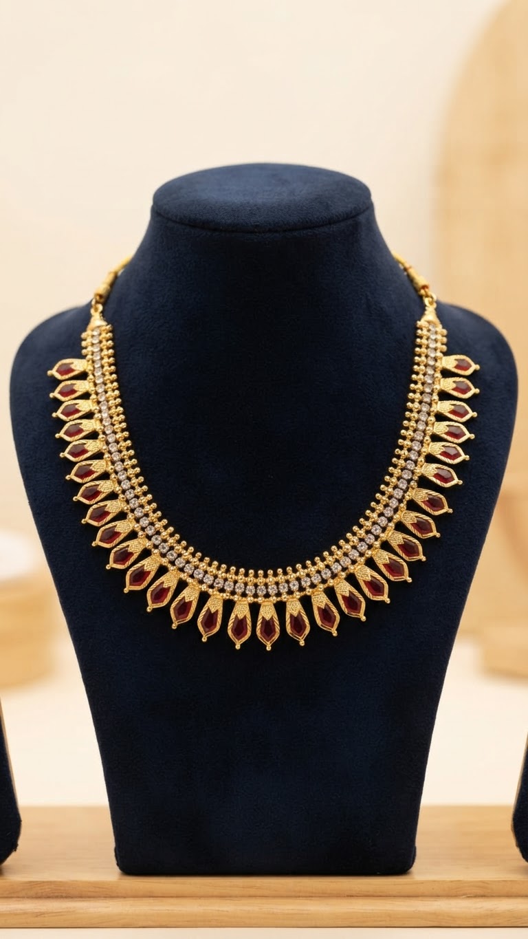 Gold plated Nagapadam Choker set