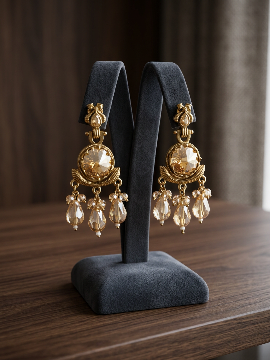 Zoya Antique Statement Danglers