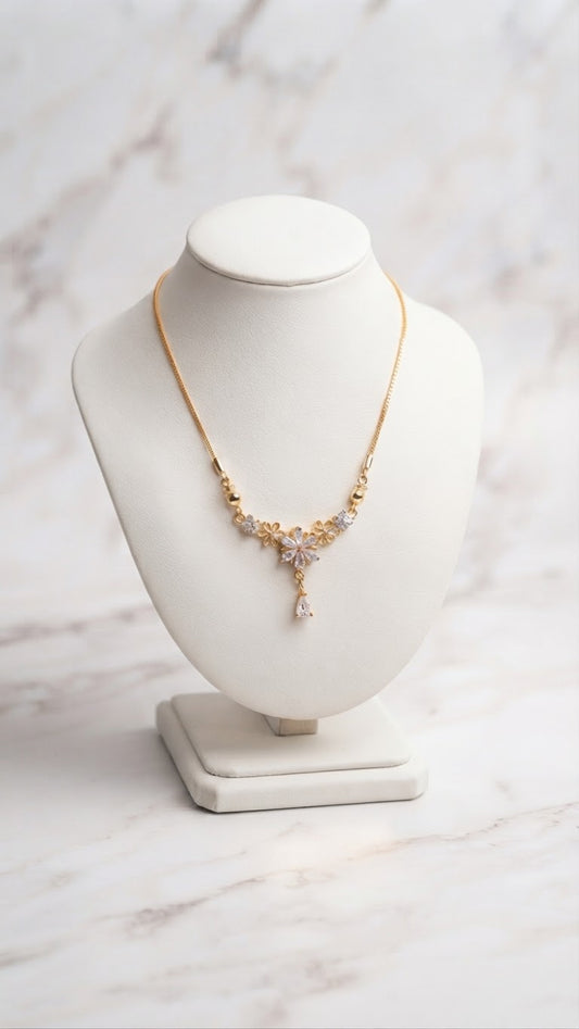 Elegant Gold Pendant Set