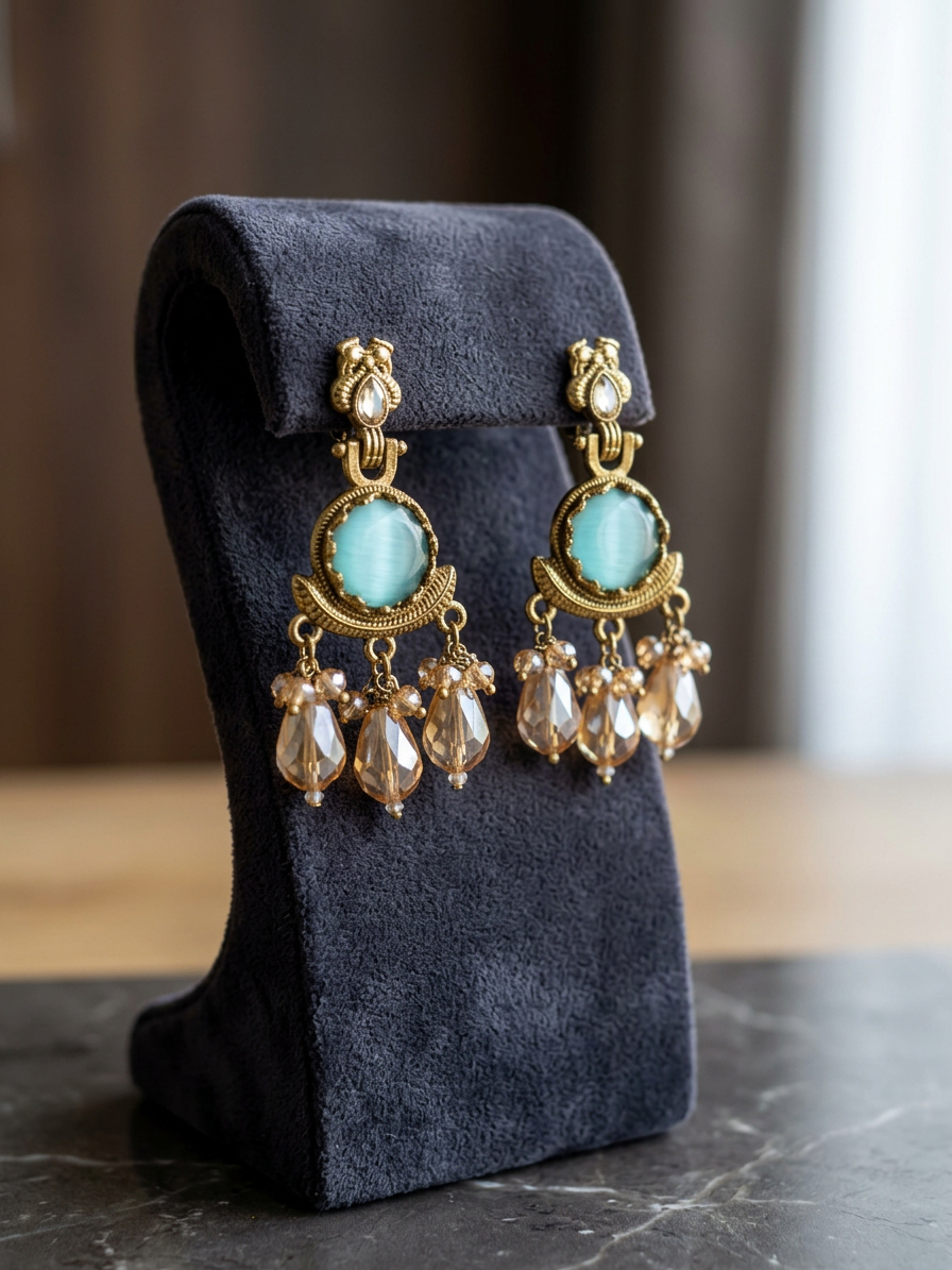 Zoya Antique Statement Danglers
