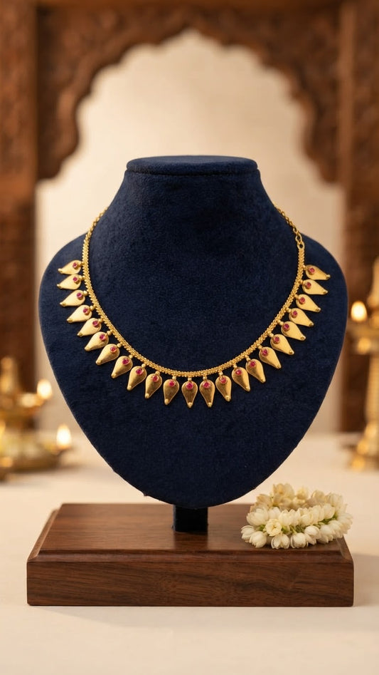 Gold Plated Traditional Thalikootam Necklace