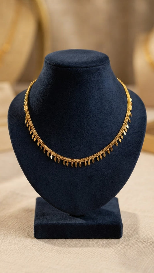 Gold plated Traditional 1 layer Elakathali set