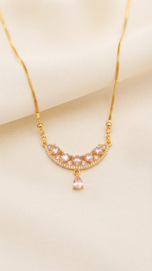 Elegant Gold Pendant Set