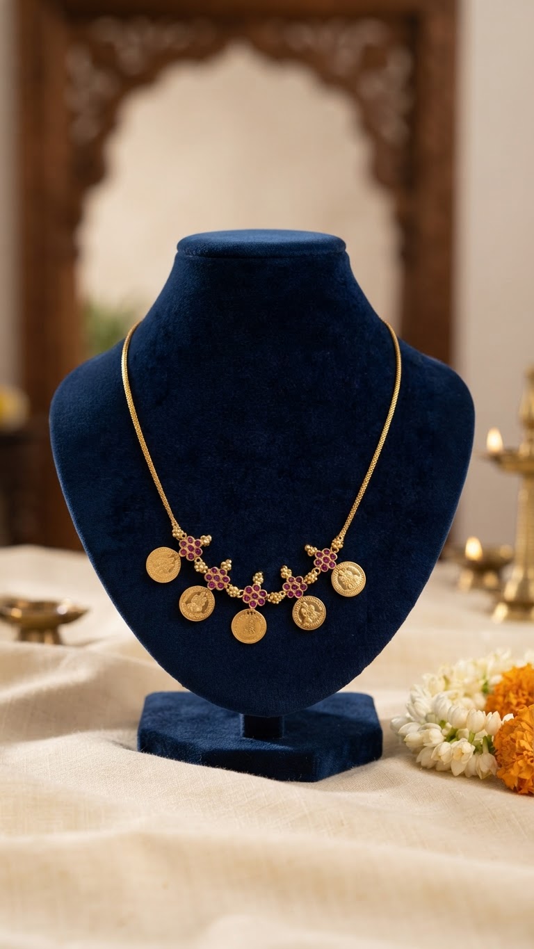 Gold Plated Traditional Necklace