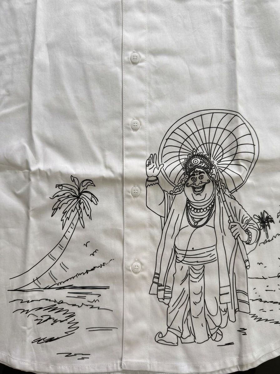 The Minimalist Maveli Sketch Shirt