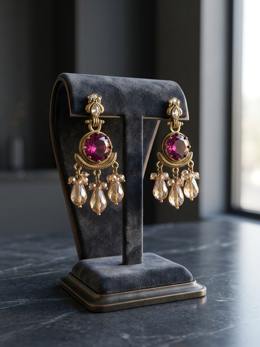 Zoya Antique Statement Danglers