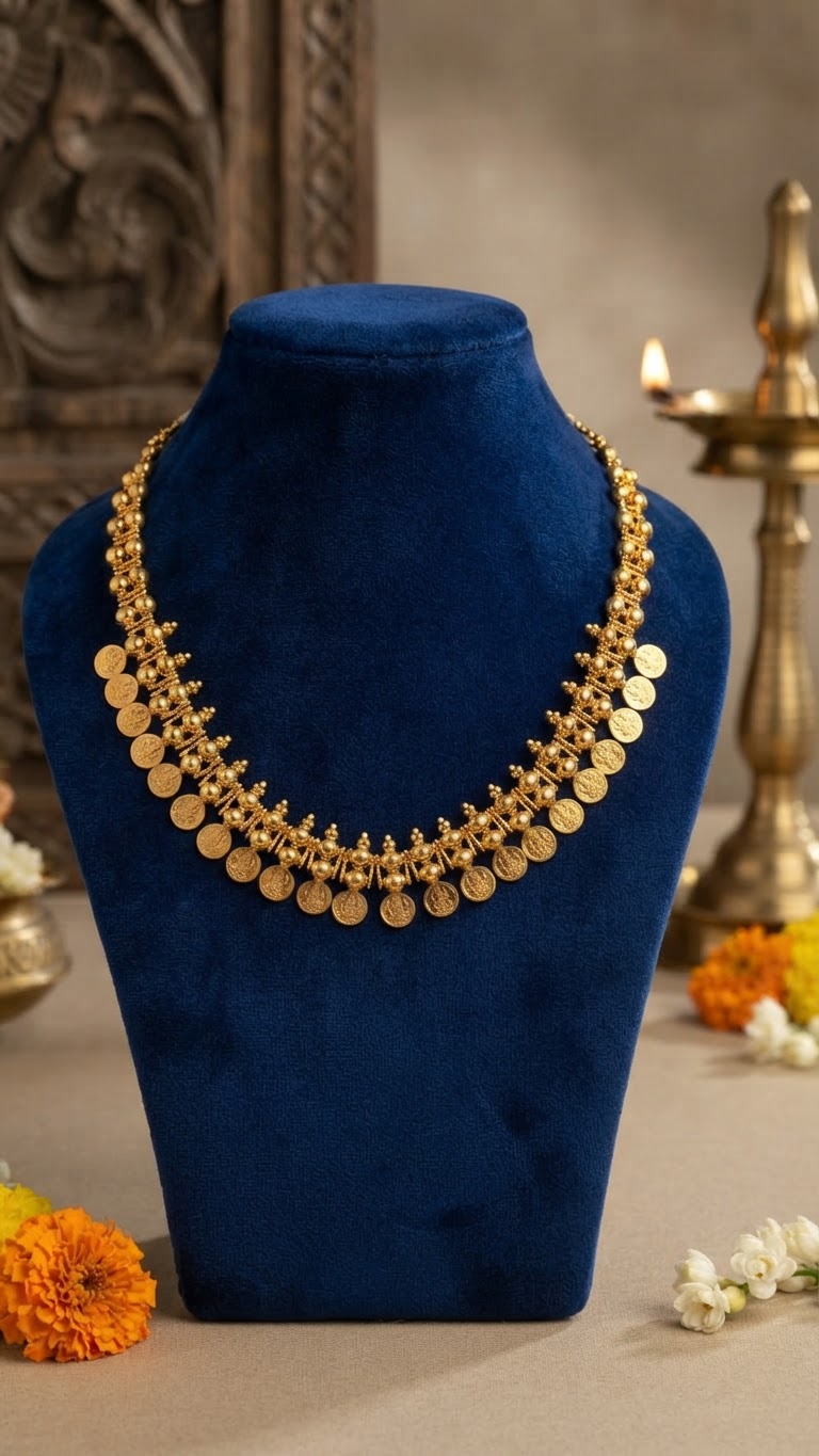 Gold Plated Kasu Mala