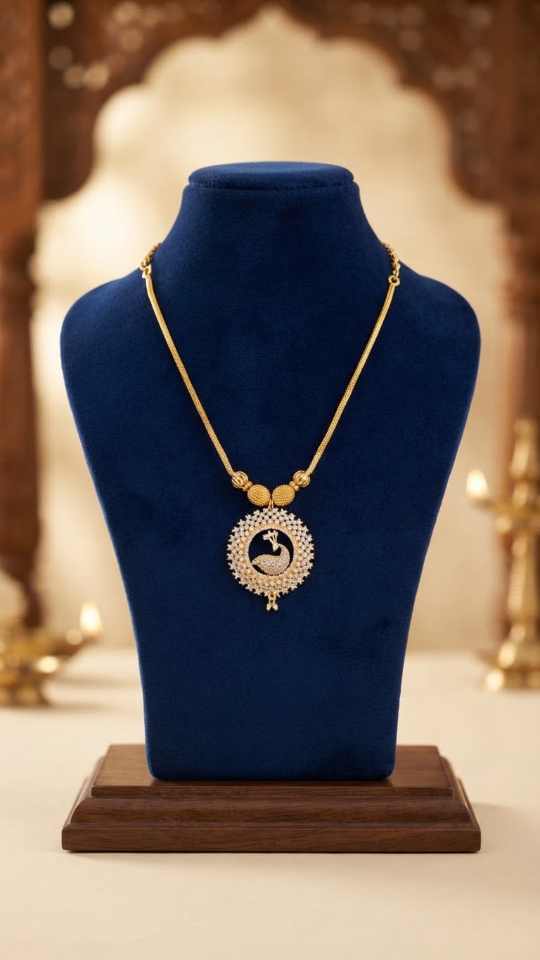 Gold Plated Pendant Necklace