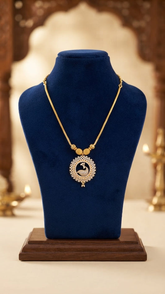 Gold Plated Pendant Necklace