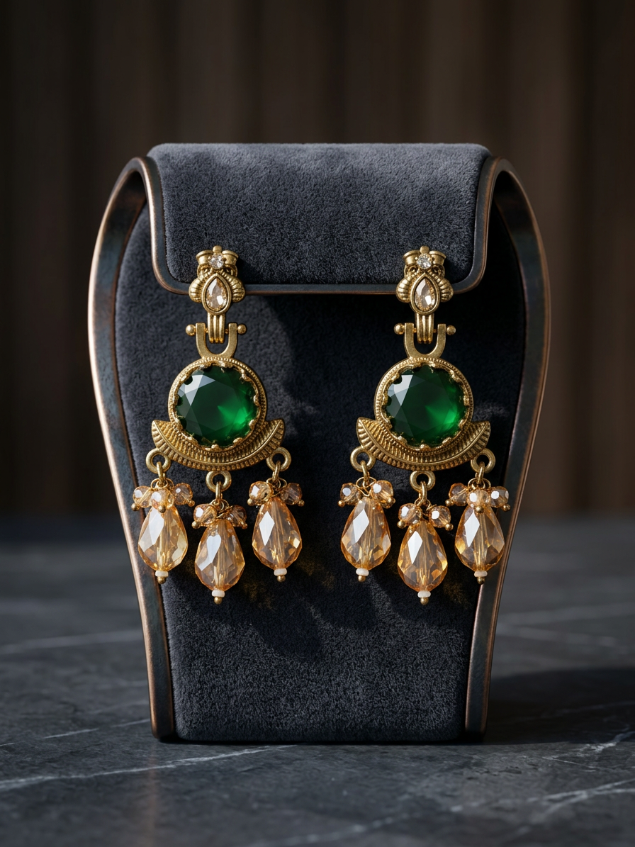 Zoya Antique Statement Danglers