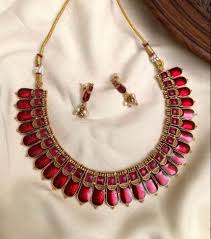 Red Palaka Necklace set